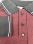 C. POLO MANCHES COURTES UNISEXE----BLEU