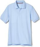 A. POLO MANCHES COURTES UNISEXE----BLEU