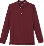 A.CAVALO. POLO MANCHES LONGUES UNISEXE----BOURGONE