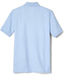 A. POLO MANCHES COURTES UNISEXE----BLEU