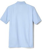A. POLO MANCHES COURTES UNISEXE----BLEU