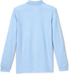 A. POLO MANCHES LONGUES UNISEXE----BLEU