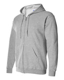 A.HOODIE À CAPUCHE avec zipper ( couleur Gris ) FERMETURE ECLAIRE