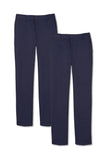 C. PANTALON CLASSIQUE RÈGULIER TISSU GABARDINE  COULEUR NAVY
